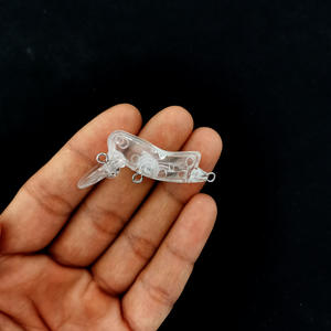 Señuelos de pececillo de arriba a la derecha, 45mm, 2,8G, señuelos de piscardo ABS sin pintar, señuelos de insectos, cuerpos, saltamontes, biónica, cebo de plástico duro para bajo - Product Image 5