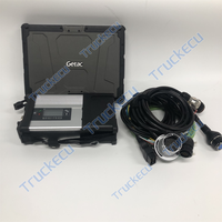 Laptop v110 para camiones, coches y furgonetas Benz, herramienta de diagnóstico DTS MONACO Vediamo Starfinder xentry c5 Doip wifi, Multiplexor mb sd c5 vs c4