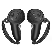 Ensemble d'accessoires 3 en 1 Housse de console en silicone VR Housse de protection souple pour Meta Quest3 VR Controller Case