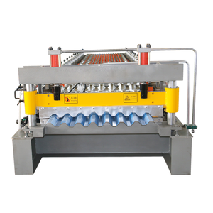 Petit pain de toiture de tôle de vague de zinc de tôle de toit de fer ondulé formant la machine à vendre la tuile faisant la machine - Product Image 6