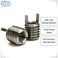 TC4 Titanium Alloy Keensert Thread for Creating Durable Threads on Thin Wall Components Key Locking Thread Insert