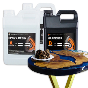 Nhựa <span class=keywords><strong>Epoxy</strong></span> trong suốt tinh thể chữa bệnh chậm 2:1 cho các bảng sông Chất lượng cao-Tạo Nhiệt tối thiểu & 100% không có bong bóng - Product Image 1