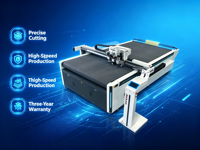 Máquina de Corte Digital CNC para Cajas de Cartón Corrugado, Alfombrillas de Ratón para Juegos, Máquina de Corte Oscilante con Cuchilla en V