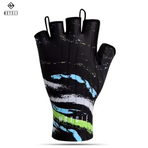 Padded Gloves Mcycle High Quality Sports Gloves Anti-Slip Half Finger Bicycle Motorcycle Gym Gloves Gel Padded Shock-Absorbing Cycling Gloves