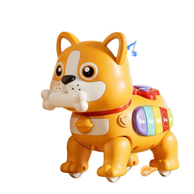 LEZA BABY Brand New High Duality Intelligent Dog Robot Toy Puzzle Early Education Toy Electric Pet Robot Puppy