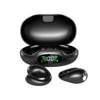 Écouteurs sans fil BT 5.3 à clipser, étanches IPX5, avec réduction de bruit, pour le sport, commande vocale, pour la salle de sport