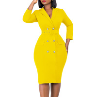 Dernières tendances en matière de vêtements pour femmes, vêtements de bureau pour femmes, robes longues à manches longues pour femmes, robes de cérémonie grandes tailles avec ceinture