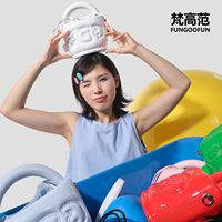 Vente en gros de sac de mode Fungoofun vitré en verre pour dames sac de luxe pour dames rempli d'air EVA imperméable coloré et léger accessoire de fête