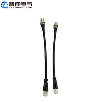 Connecteur de câble RJ45 étanche M12 8 broches X Code femelle à montage sur panneau, indice de protection IP67