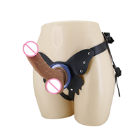 Harnais de godemiché portable Prettylove pour couples lesbiens, avec ventouse puissante, grand modèle de 6,3 pouces