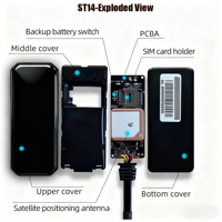 Expédition Rapide Traceur GPS ST14 2G pour Voiture Moto, Suivi en Temps Réel, Géolocalisation, Coupure Moteur à Distance, Plateforme de Suivi Gratuite