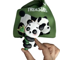 Panda glaçage collant fleur doux en vrac dessin animé Animal bambou Panda Net rouge explosif créatif Snack usine en gros