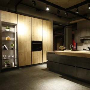 Meubles de cuisine prêts à assembler, design contemporain haut de gamme en placage de bois, Gabinetes De Cocina - Product Image 5