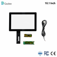 Egalax Écran tactile capacitif 10,1 pouces, panneau tactile PCAP, kit de superposition d'écran tactile capacitif 10,1 pouces avec I2C/USB