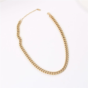 Joolim – collier en acier inoxydable, chaîne cubaine, bijoux tendance, vente en gros, collier en or - Product Image 6