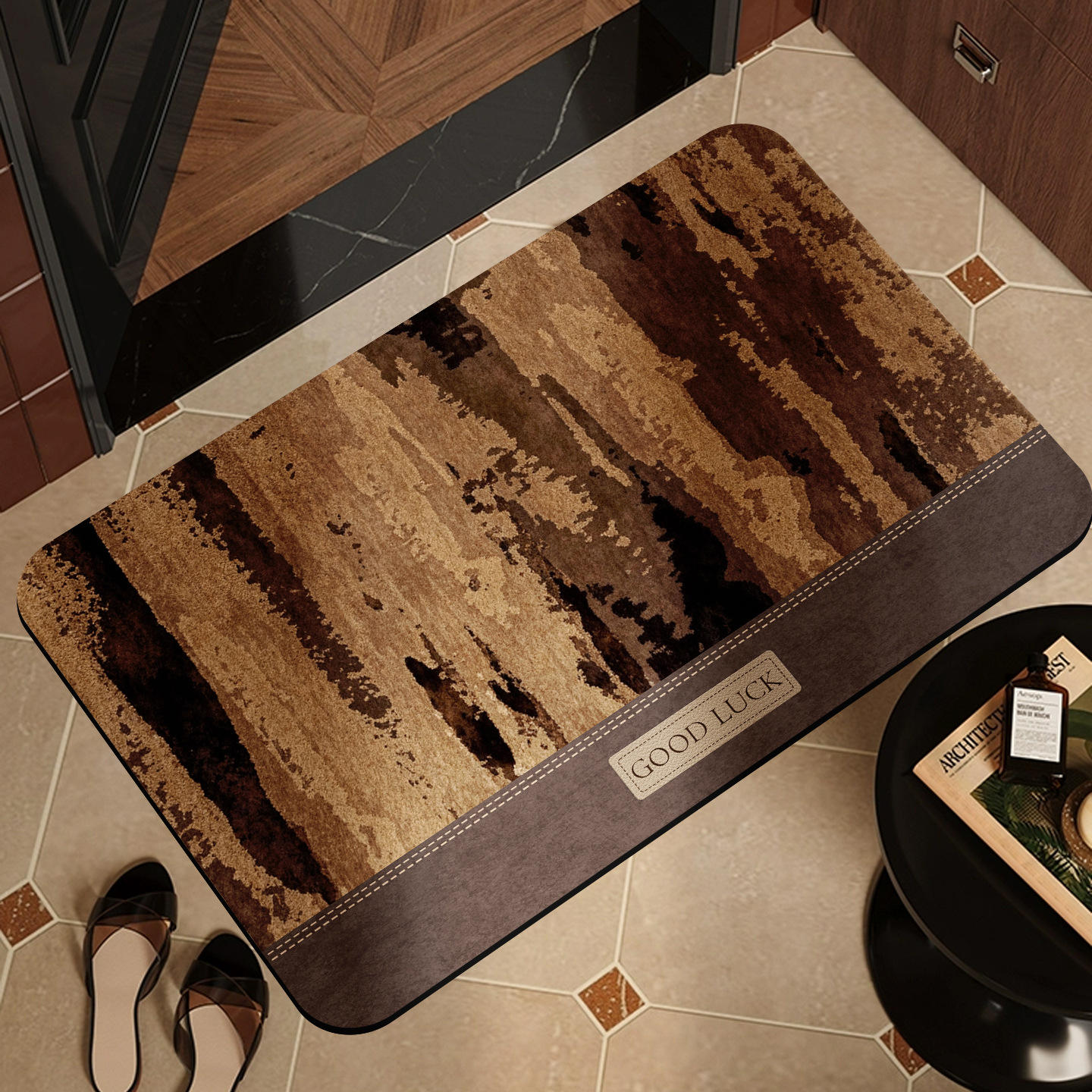 Luz marrón brillante