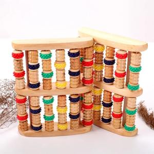 Rullo per Massaggio KSY a 6 File in Legno, Strumento per Agopressione, Punti di Tensione, Relax, Sollievo dal Dolore, Shiatsu, Yoga, Pilates - Product Image 6