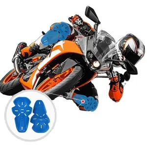 5 шт./компл. мотоциклетная куртка для мотокросса, защитное снаряжение, задние накладки, наколенники/локти, плечевая защита для мотоциклетной одежды