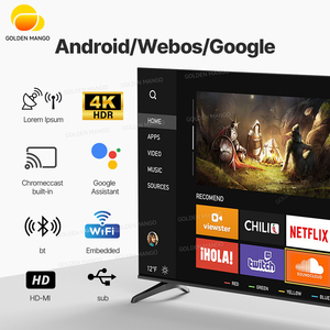Professional Manufacturer 43 50 55 65 70 Inch Smart TV High Definition LED Television With Android WiFi