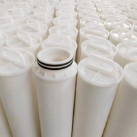 Filtre à eau en cartouche de sédiments PP de 20 pouces, 1 micron, filtre plissé PP industriel de 5 microns, 10 x 2,5 pouces, 0,1, filtre de 10 pouces pour éliminer les bactéries