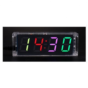 Kit de Producción de Reloj Digital de Siete Colores, Piezas Sueltas Electrónicas para DIY, Reloj Despertador con Tubo LED Digital, Soldadura con Microcontrolador 51 - Product Image 6