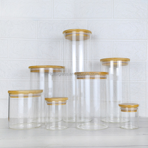 <span class=keywords><strong>Barattolo</strong></span> in Vetro Trasparente con Coperchio Ermetico, Contenitore per Dispensa, per Zucchero, Farina, Cereali, Pasta, Snack, Chicchi di Caffè - Product Image 6