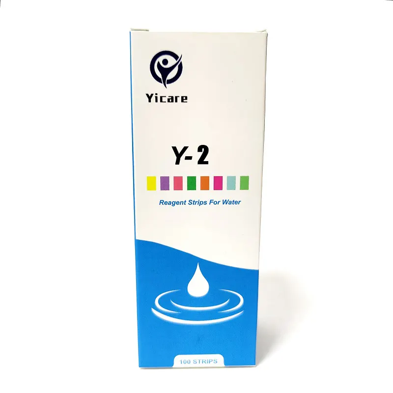 Kits de test d'eau 2 en 1 dureté totale sans chlore brome Total chlore acide cyanurique alcalinité totale