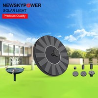 Pompe à eau solaire étanche piscine fontaine d'eau flottante à énergie solaire pour maison maison hôtel jardin décoration extérieur bain d'oiseau