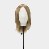 Perruque en gros pour femmes, base en PU transparente de 0,08 mm, cheveux humains européens, système lisse naturel