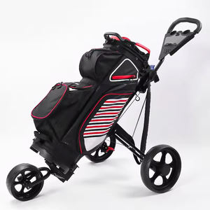 <span class=keywords><strong>3</strong></span> Wiel Push Pull Golfkar Met Scorekaart Houder Ultra Lichtgewicht Opvouwbare Opslag Golftas <span class=keywords><strong>Trolley</strong></span> <span class=keywords><strong>3</strong></span> Wiel Golfkar - Product Image 2