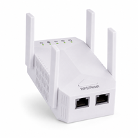 Répéteur WiFi double bande AC1200 1200 Mbps avec amplificateur de signal et deux ports LAN, configuration WPS facile, OEM