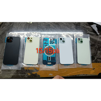 Cache arrière en verre de remplacement avec grande ouverture pour caméra pour iPhone 15, 15 Plus, 15 Pro, 17air