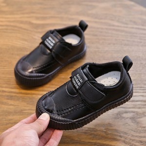 Logo personnalisé <span class=keywords><strong>pas</strong></span> <span class=keywords><strong>cher</strong></span> noir enfants garçons enfants décontracté merveilleux chaussures d'école en cuir pour garçons et filles Zapatos Para Ninos - Product Image 3