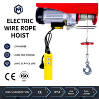 Palans électriques portables monophasés 110V 220V IP54 à montage rapide PA800 pour entreprise de publicité et atelier d'entretien
