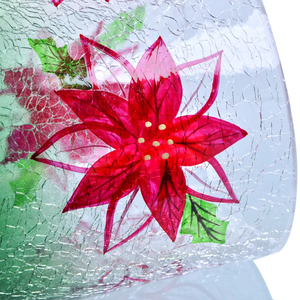 Candelero de cristal clásico, flores de <span class=keywords><strong>hielo</strong></span>, calcomanía de loto, candelabros elegantes, linternas con intrincado diseño de flores de <span class=keywords><strong>hielo</strong></span>, vidrio - Product Image 5