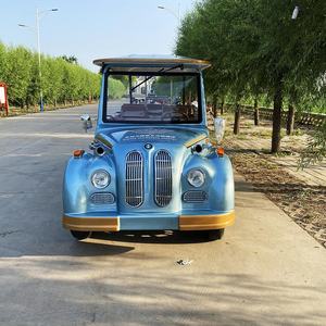 Voiture électrique de tourisme vintage personnalisable DZY, carrosserie métallique, <span class=keywords><strong>alternateur</strong></span> 4000W, 11 places, vitesse 30-40 km/h <span class=keywords><strong>pour</strong></span> les attractions touristiques - Product Image 2