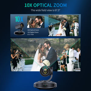 FEELWORLD 4K10X 4K PTZ Caméra 10X Zoom AI Suivi HDMI USB POE pris en charge pour les sites sportifs Usine Vente en gros - Product Image 4