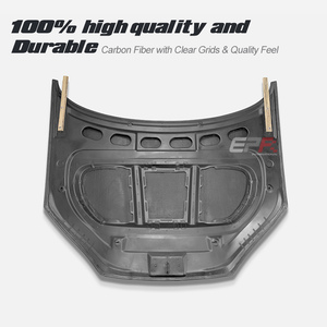EPR 2021 Nuevo Capó Delantero de Fibra de Carbono Tipo OE para BYD Yuan Pro SUV con Clips Negro Garantía de 3 Meses - Product Image 4