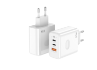 Adaptateur d'alimentation DQS USB-C 65W GaN pour ordinateur portable, charge rapide, empreinte digitale, QC3.0, PD, mural, 65W, chargeur EU US UK