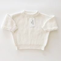 Combinaison unisexe Couverture pour bébé Pantalon barboteuse Pull en tricot de couleur unie Gamme complète de produits personnalisés