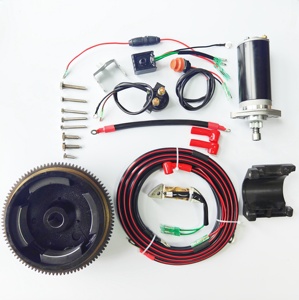 Nuovo Kit di Conversione Avviamento Elettrico a Benzina 63V-85550-00 per Motore Fuoribordo YAMAHA 2 Tempi 15HP 2 Cilindri per Uso Marino - Product Image 2