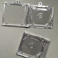 Porte-clés album vierge mini CD, lecteur CD, accessoire commémoratif, porte-clés pour pendentif de sac à dos DIY
