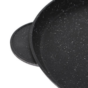 Full Size 28/32/<strong>36</strong>/40cm Diecasting Aluminum Non Stick <strong>Paella</strong> Panseafood Dish <strong>Pan</strong> Marble Coating Pizza <strong>Pan</strong> - Product Image 5