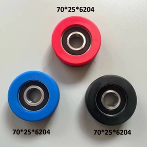 Fourniture de pièces d'escalator toutes marques : Roue de marchepied d'escalator, Poulie 70*25*6204, Roulement de marchepied d'escalator 6204-2RS - Product Image 2