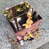 Boîte cadeau de mariage en acrylique à clé verrouillable pour réception de mariage