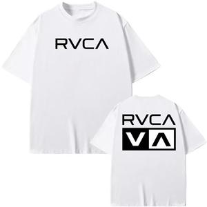 <span class=keywords><strong>Camiseta</strong></span> <span class=keywords><strong>RVCA</strong></span> negra, <span class=keywords><strong>camiseta</strong></span> de algodón de verano, <span class=keywords><strong>camiseta</strong></span> de manga corta de verano, <span class=keywords><strong>camiseta</strong></span> de diseño de marca para hombres y mujeres, ropa de calle - Product Image 3