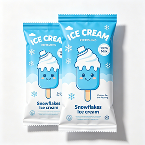 Bolsa para Helados con Acabado Mate, Diseño Personalizado, Funda de Plástico de Aspecto Premium para Helados <span class=keywords><strong>Gourmet</strong></span> - Product Image 1