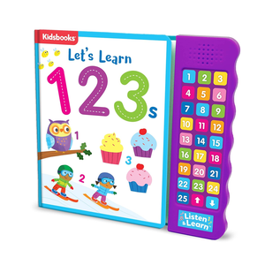 Livre audio parlant OEM personnalisé pour l'apprentissage des chiffres <span class=keywords><strong>123</strong></span>, pour enfants et préscolaires, jouet éducatif de comptage en papier et plastique de 20 cm - Product Image 2
