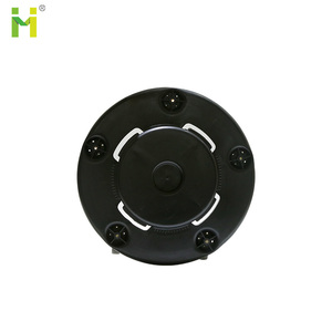 Bote de basura redondo, PP, color negro - Product Image 2