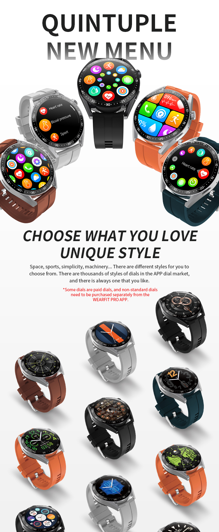 2022 Men's smartwatch smart sport health fitness bracelet hw28 smartwatch AI assistant NFC waterproof smartwatch HW28